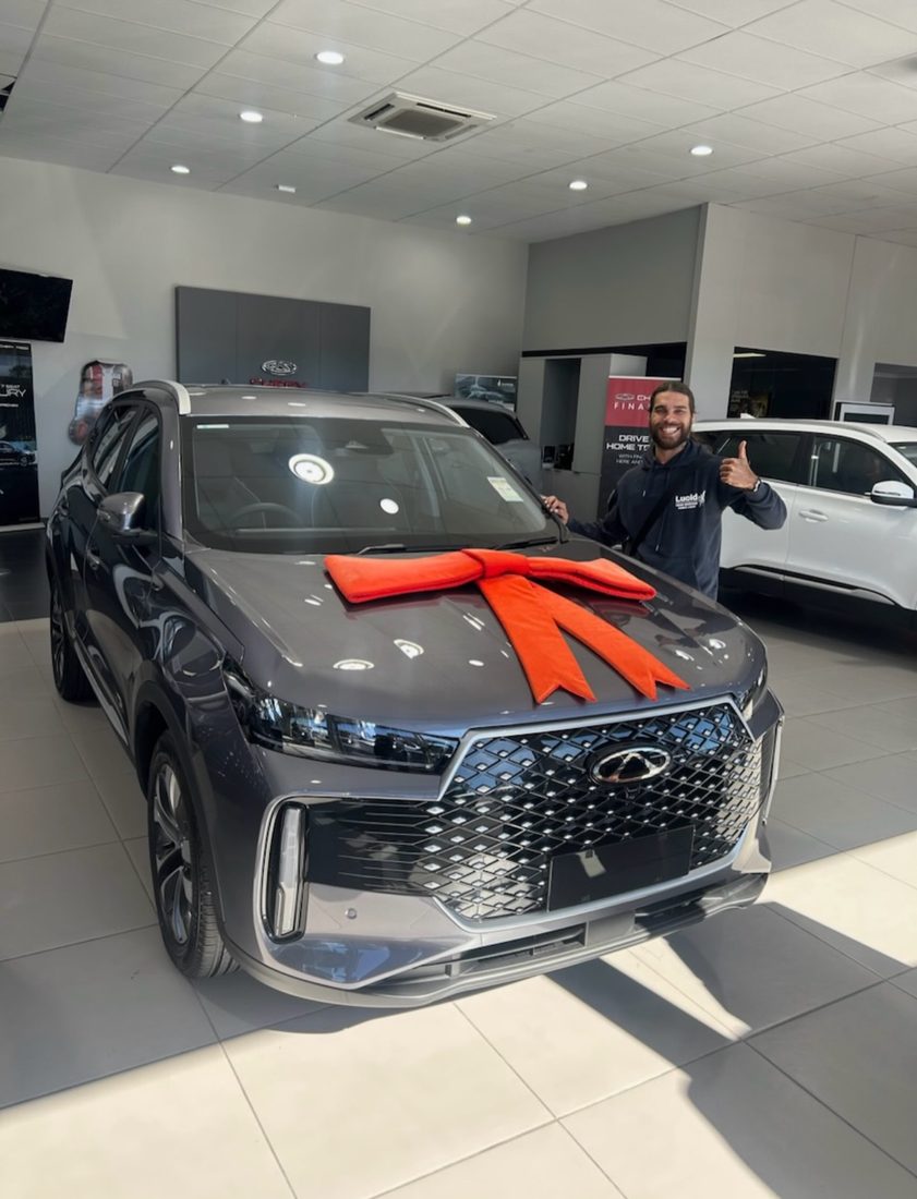 Easy As Loans customer with their car